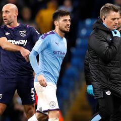 David Silva sufre un pinchazo muscular con el Madrid a la vista