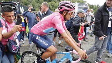 Cataldo gana y López pierde con Carapaz que sigue líder