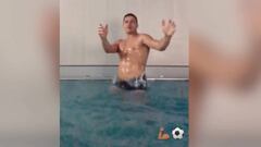 El ejercicio acuático con el que Alexis prepara su regreso