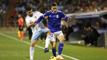 El Real Oviedo, equipo donde milita el mexicano Oswaldo Alan&iacute;s, perdi&oacute; ante el Real Zaragoza en partido de la Liga 123; el defensa azteca fall&oacute; un penal