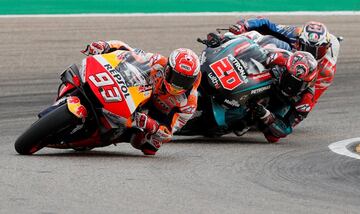 Fabio Quartararo y Marc Márquez. 