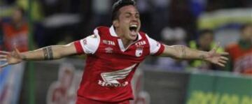Luis Manuel Seijas: El volante es seleccionado venezolano pero juega en Independiente Santa Fe. Fue elegido en el equipo ideal de América de este año.