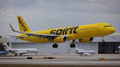 Atención a la grabación del último vuelo de Spirit Airlines