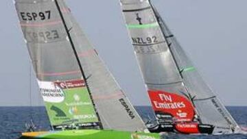 <b>MALA SUERTE.</b> El Desafío Español volvió a tener en la presalida su talón de Aquiles.