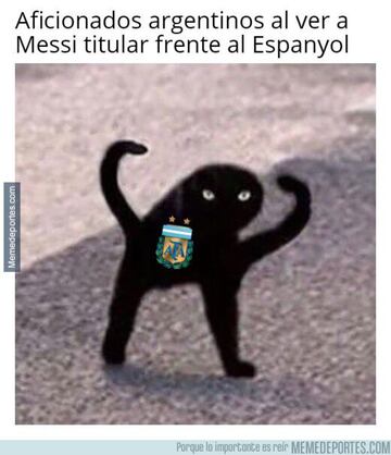 Los mejores memes del derbi Barcelona - Espanyol