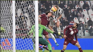 Asistencia perfecta de Cuadrado desde el tiro de esquina