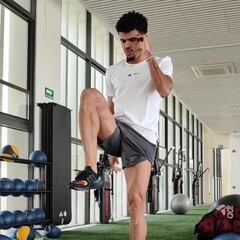 Luis Díaz trabaja en Barranquilla enfocado en su regreso