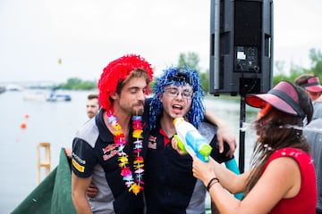 La carrera de balsas en Montreal entre equipos de F1