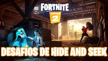 Fortnite Cap&iacute;tulo 2 - Temporada 1: gu&iacute;a de desaf&iacute;os de Hide and Seek