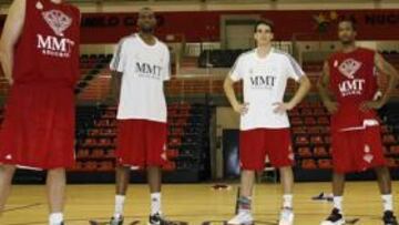 <b>CONCIENCIADOS. </b>Mirotic, Fischer, Suárez, Tucker y Sergio Rodríguez afrontan en un buen momento uno de los partidos importantes de la temporada.