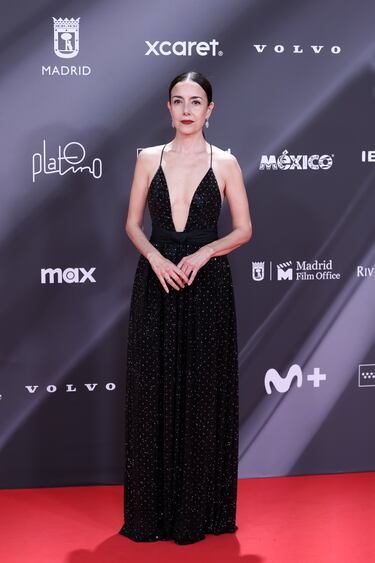 Cecilia Suárez posa en la alfombra roja. 