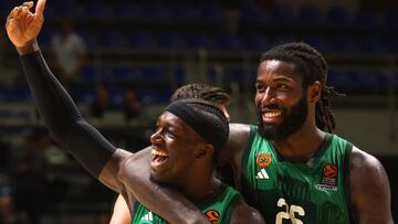 Kendrick Nunn y Mathias Lessort.