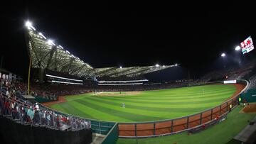 General View Stadium during to game one between Tigres de Quintana Too and Diablos Rojos del Mexico as part of Season 2024 of Liga Mexicana de Beisbol at Alfredo Harp Helu Stadium, on April 15, 2024 in Mexico City, Mexico