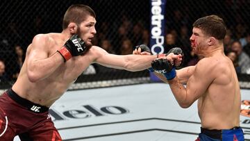 Cr&oacute;nica del Khabib Nurmagomedov vs Al Iaquinta del UFC 223.