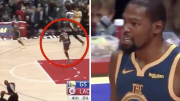 Revuelo en la NBA con el tenso momento en los Warriors: la cara de Durant lo dice todo...