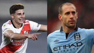 Zabaleta habló sobre el fichaje de Julián Álvarez por el City