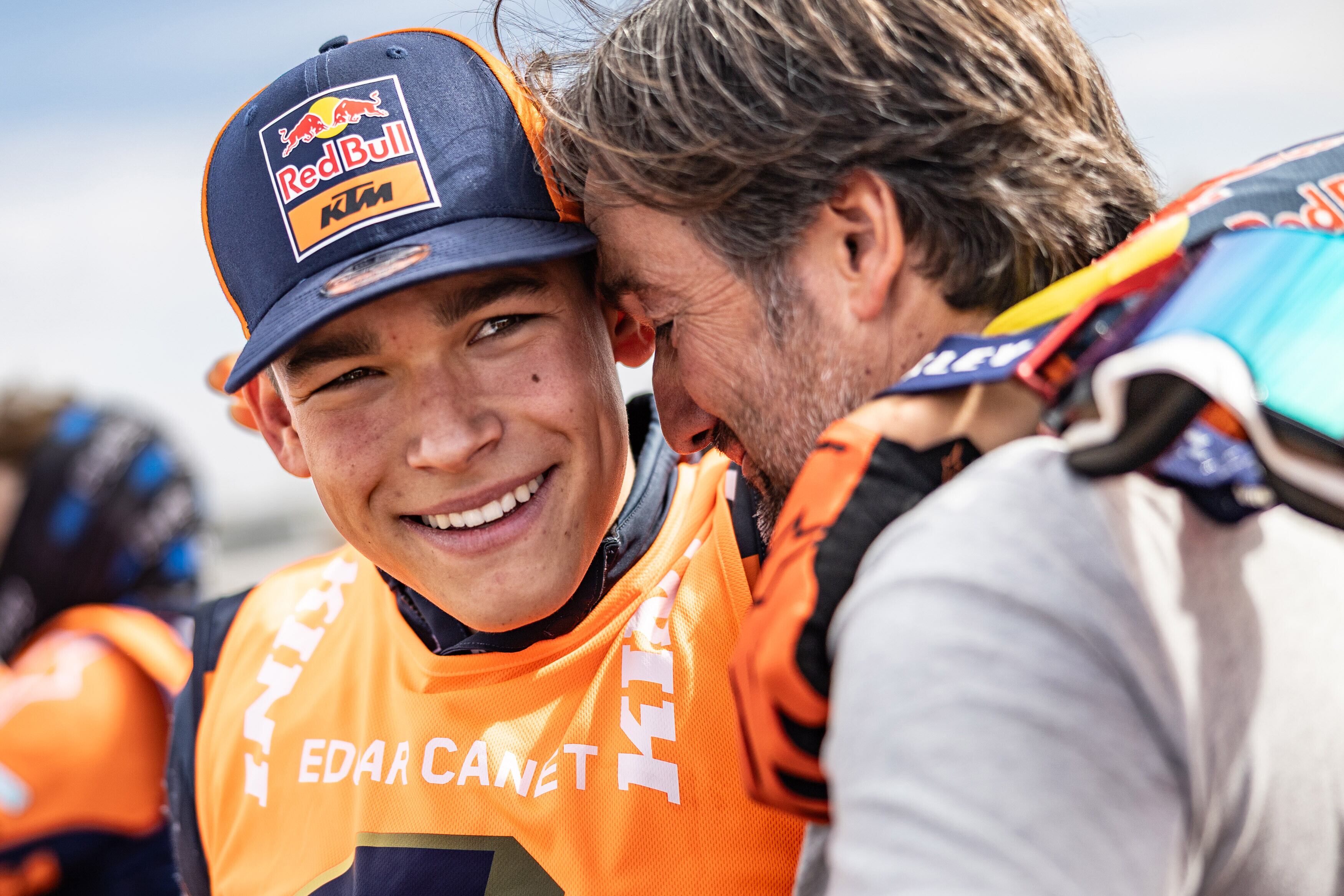 Edgar Canet antes de competir en el Dakar 2026 con KTM.
