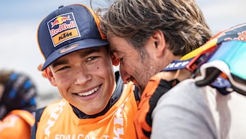 Edgar Canet antes de competir en el Dakar 2026 con KTM.