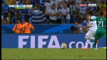 Hubo penalti a Samaras en el 2-1 que clasificó a Grecia