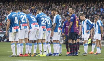 El Espanyol supo levantar un muro tras el Barcelona-Espanyol de la 2018-19.