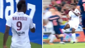 Balotelli vuelve a la Champions en su salsa: gol y entrada salvaje