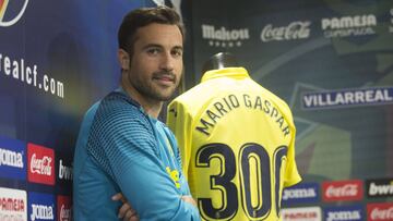 Mario Gaspar ya ha superado los 300 partidos con el Villarreal.