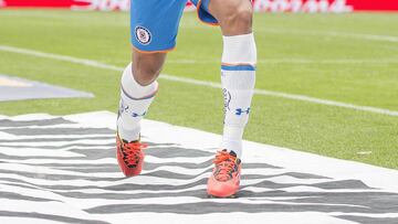 El jugador de La Máquina festejó con euforia su anotación