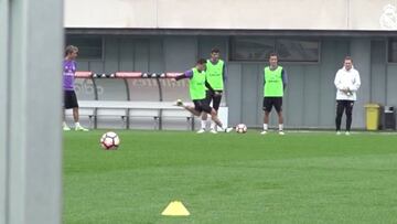 La zurda de James es una joya: a la miniportería con calidad