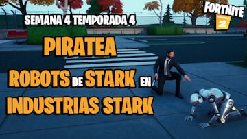 Desaf&iacute;o de Fortnite: &iquest;d&oacute;nde est&aacute;n los robots de Stark en Industrias Stark en la Temporada 4?