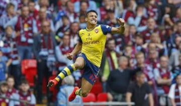 Alexis Sánchez sumó su segundo título en Arsenal.