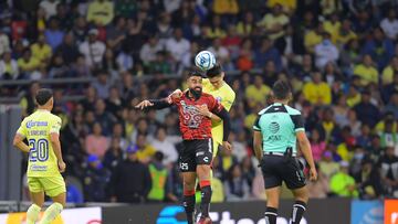 during the game America vs Tijuana corresponding to Round 08 of the Torneo Clausura 2023 of the Liga BBVA MX, at Azteca Stadium, on February 19, 2023.

&lt;br&gt;&lt;br&gt;

durante el partido America vs Tijuana, Correspondiente a la Jornada 08 del Torneo Clausura 2023 de la Liga BBVA MX, en el Estadio Azteca, el 19 de Febrero de 2023.