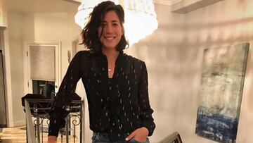 Garbi&ntilde;e Muguruza, de Navidad.