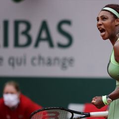 Serena Williams demuestra que va a por todas en París