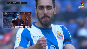 Borja Iglesias hace el gol más rápido de LaLiga y lo celebra como le prometió a Broncano