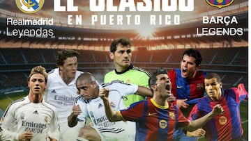 Clásico histórico entre Madrid y Barça en Puerto Rico