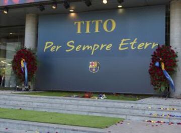 El homenaje a Tito Vilanova