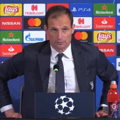 Lección de señorío de Allegri en 60" tras el batacazo ante el Ajax