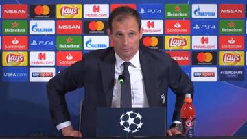 Lección de señorío de Allegri en 60" tras el batacazo ante el Ajax