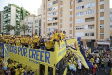 Todo Cádiz celebra el ascenso a Segunda División