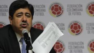 Bedoya dio sus explicaciones a su regreso al pa&iacute;s tras el Congreso de la FIFA en Suiza.