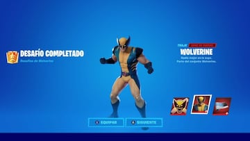 Completando este desaf&iacute;o y los cinco anteriores obtendremos el skin Wolverine