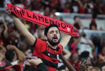 Soccer Football - Copa Libertadores - Semi Final - Second Leg - Flamengo v Gremio - Maracana Stadium, Rio de Janeiro, Brazil - October 23, 2019   Flamengo fan before the match   REUTERS/Sergio Moraes