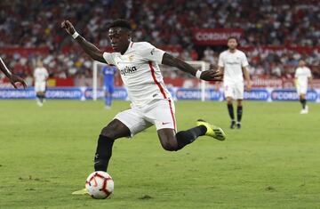 El neerlandés de origen surinamés, Quincy Promes, fue fichado por el Sevilla por 20 millones de euros al Spartak de Moscú. En los seis encuentros que ha saltado al terreno de juego defendiendo la camiseta del club hispalense esta temporada en LaLiga únicamente ha sumado 90 minutos en total. 
 




