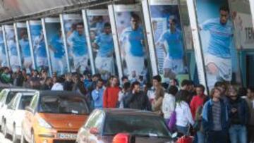 Colas a las puertas de Balaídos.