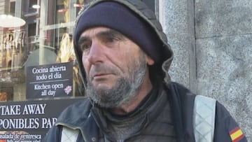 Luis, el limpiabotas del Palace que acabó en la indigencia en 2020 y ha conseguido una pensión: “Me quedé en la calle”