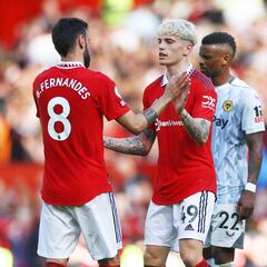 Bruno Fernandes: “Garnacho puede hacer mucho más”