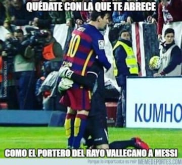 Los memes más divertidos del Rayo Vallecano-Barcelona