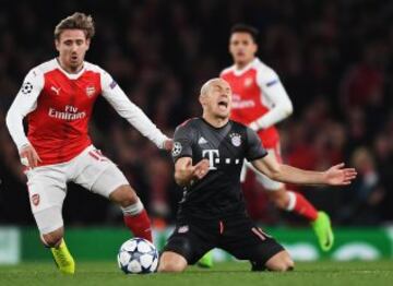 El show de Vidal en la goleada del Bayern sobre Arsenal