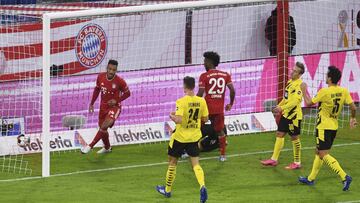 Bayern 3 - 2 Dortmund: resumen, goles y resultado
