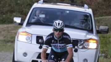 Mark Cavendish durante un entrenamiento.